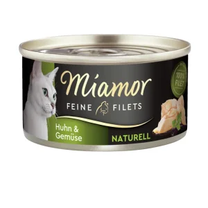 Finale Aktion Miamor Feine Filets Naturelle Huhn & Gemüse 80g Dose Katzennassfutter